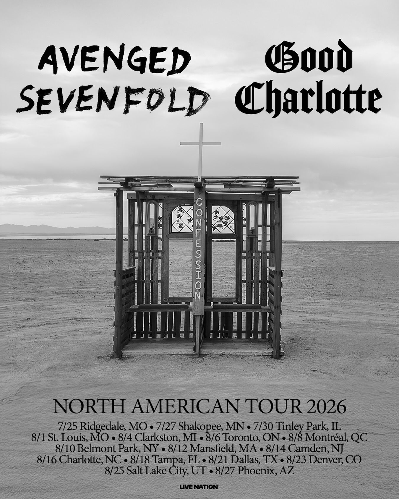 A7X x GC | On Sale Now! avengedsevenfold.com 07.25 ￭ Ridgedale