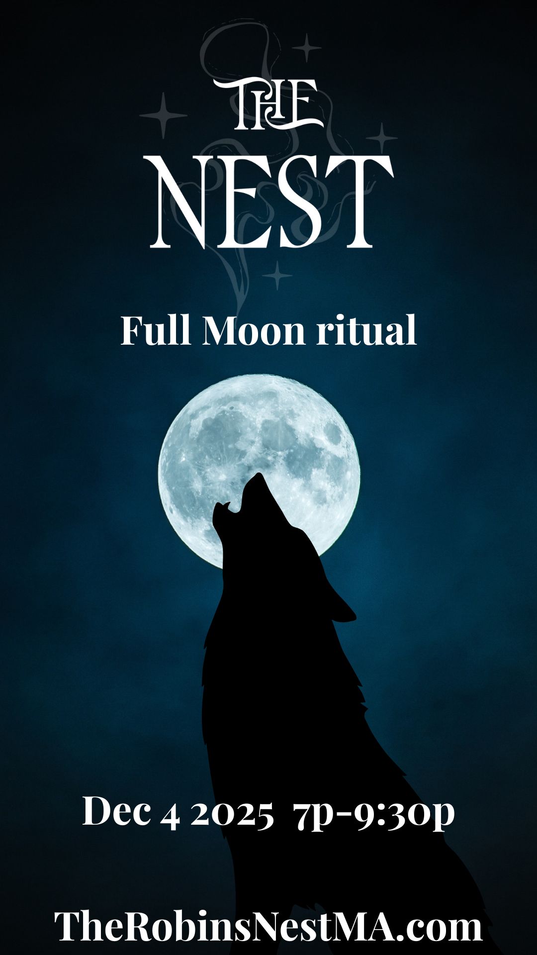 The Robin's - Join us December 4 form 7-9:30pm for our final Full Moon ...