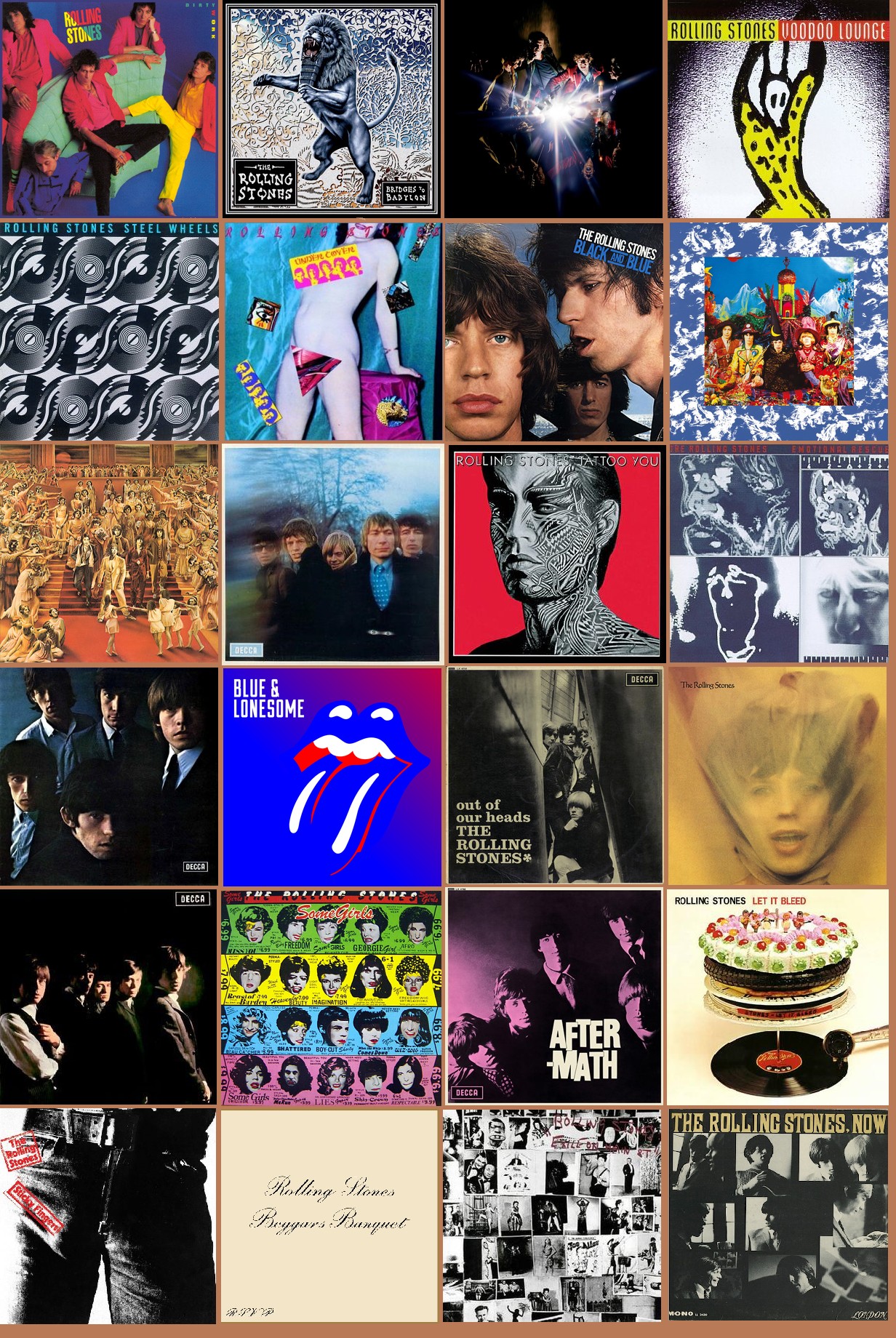 The Rolling Stones complete discography