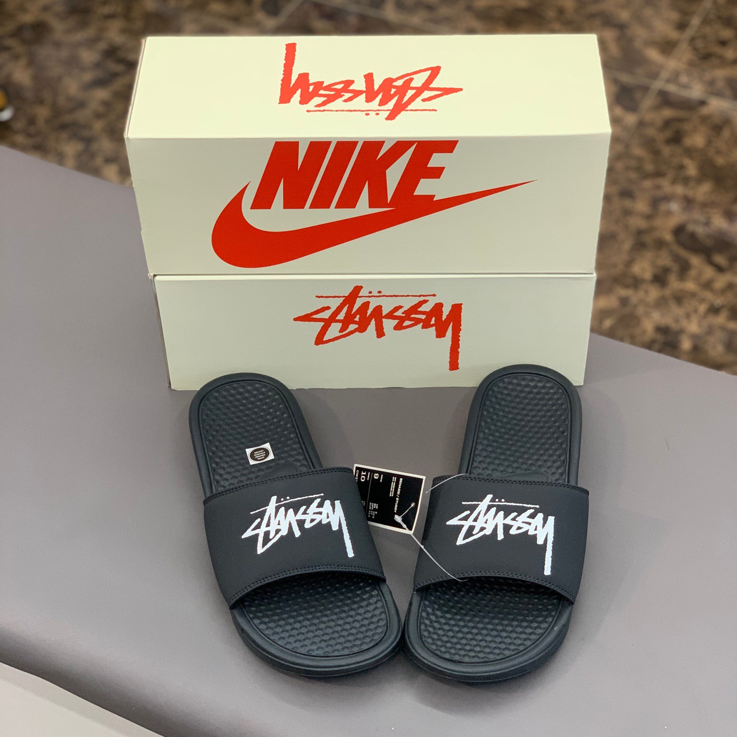▪️ (??-?????) Nike x Stussy Benassi Slide ? ????? 