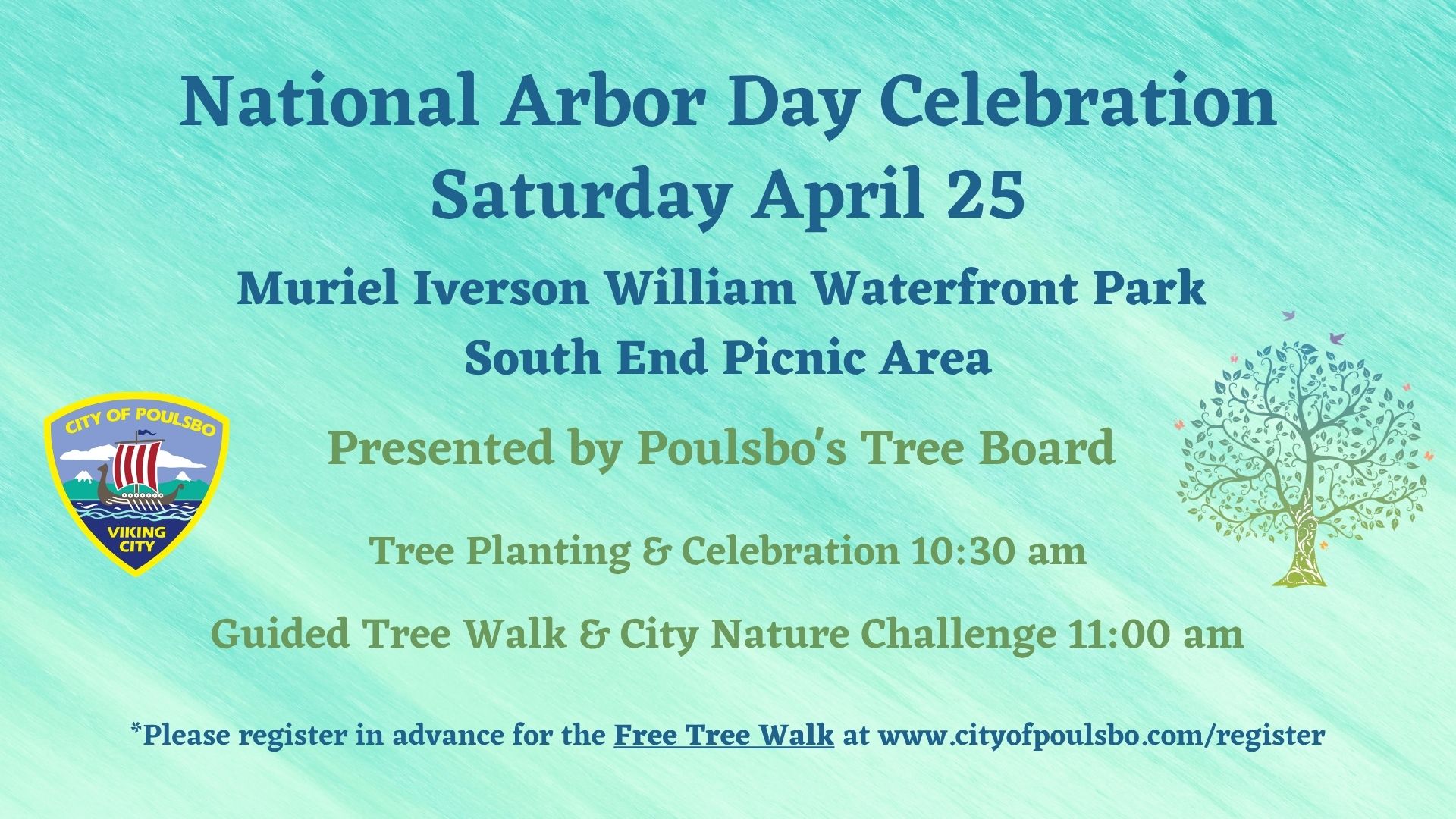National Arbor Day Celebration Presented by Poulsbo Parks & Recreation