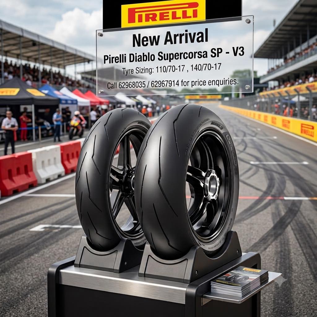 🔥🏍️ NEW ARRIVAL ALERT! 🏍️🔥 🛞 Pirelli Diablo Supercorsa SP