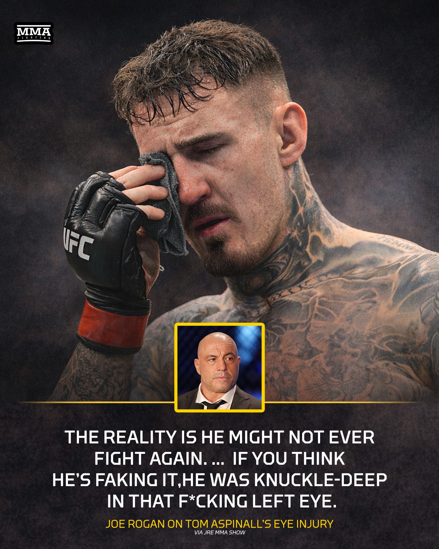 MMA Fighting - Joe Rogan is worried about Tom Aspinall’s... | Facebook