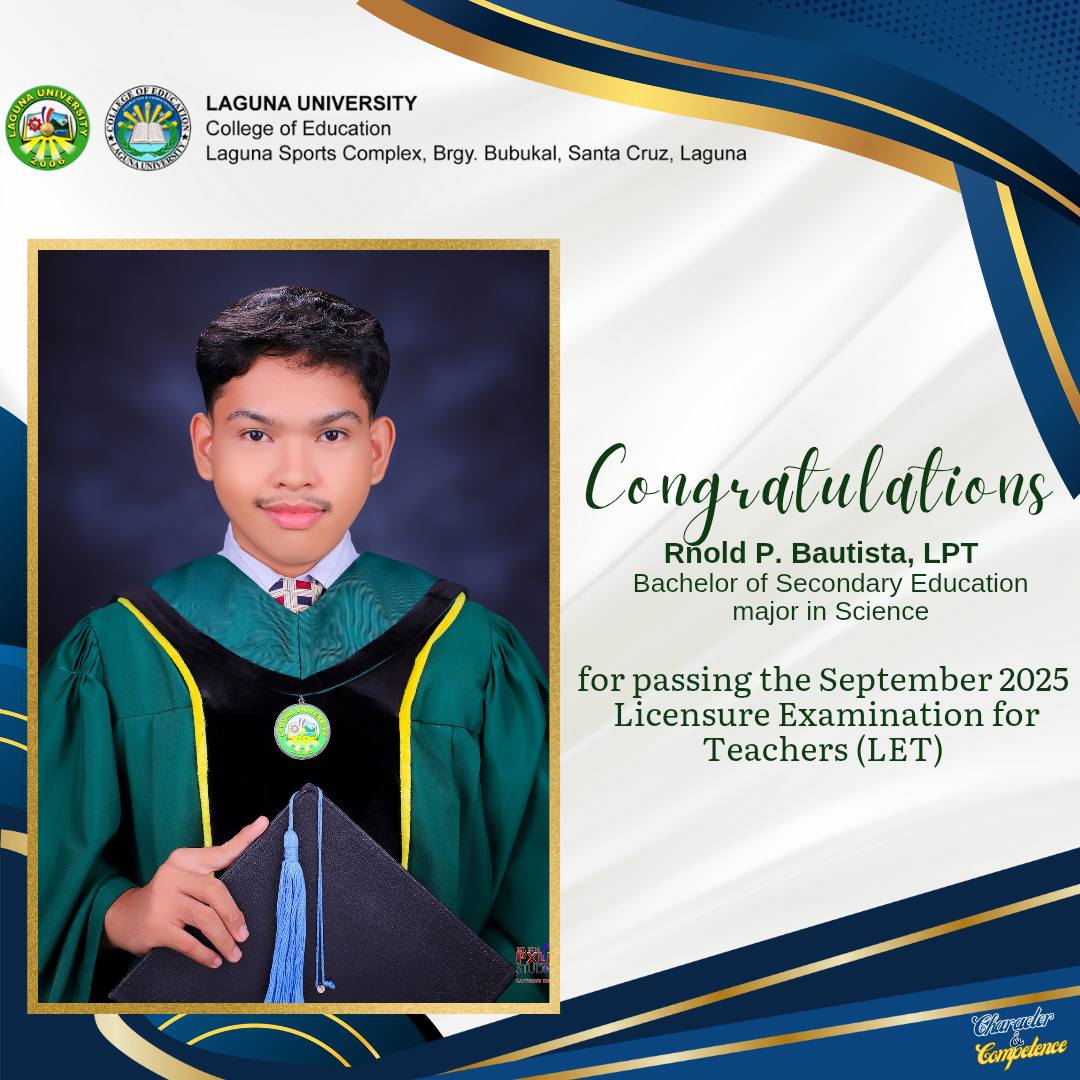 Laguna... - Laguna University - College of Education