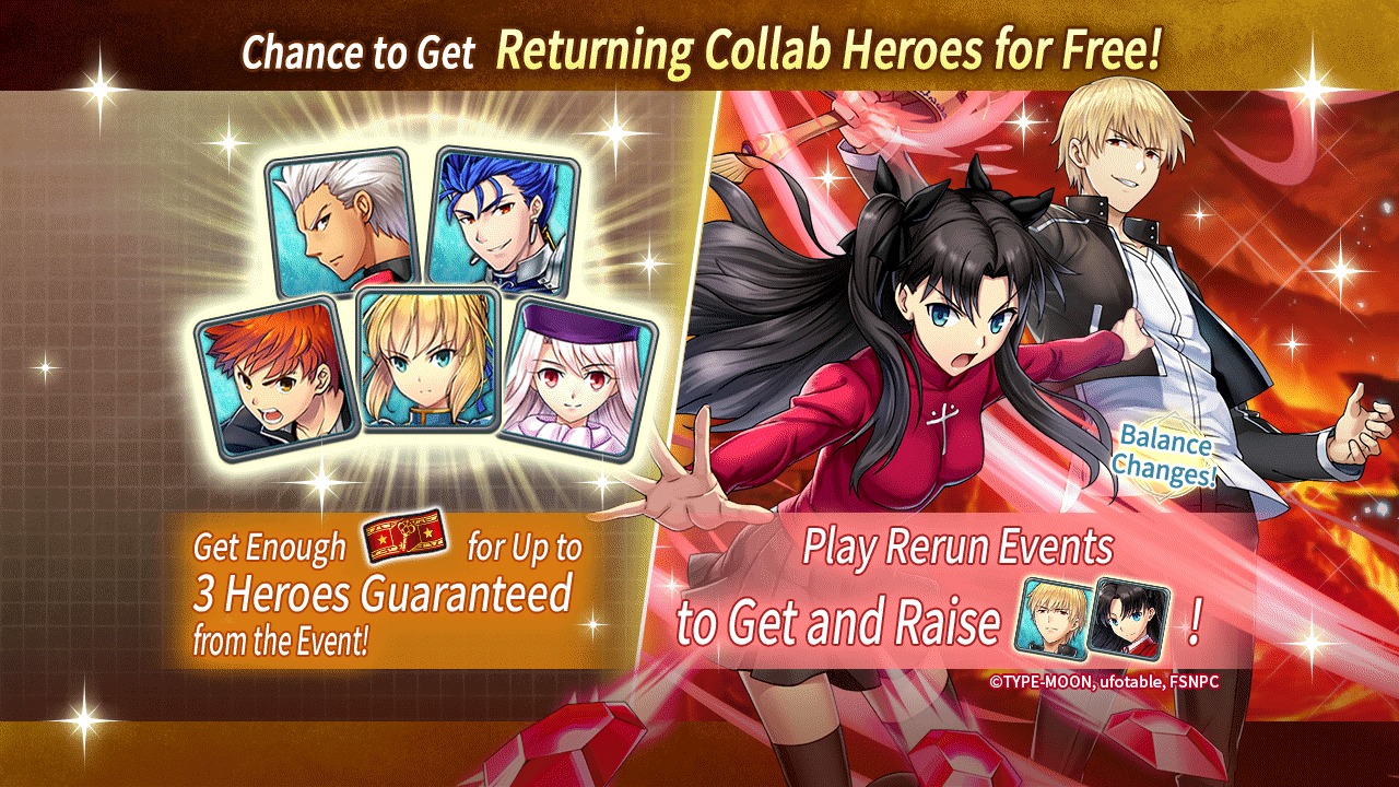 Collab Info♪ The Fate/stay night [Unlimited Blade Works] and