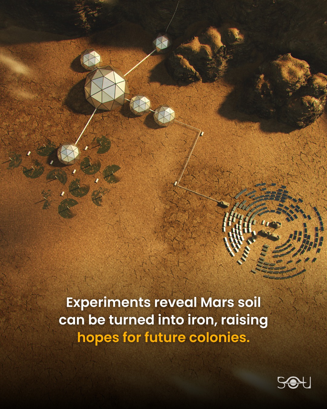 The Secrets - 🏗️ The red planet’s dusty soil may hold the key to ...