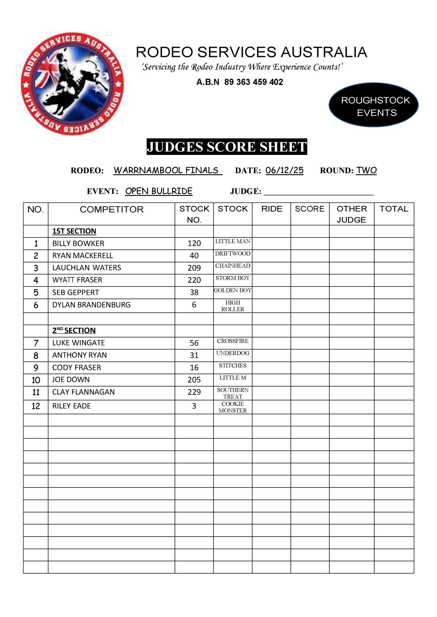 Rodeo Services Australia