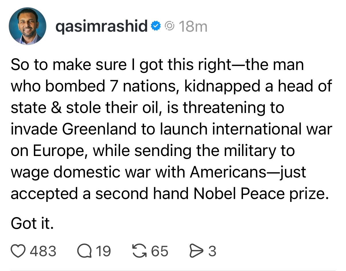 Qasim Rashid - Proud to have the endorsement of Sunrise Movement ...