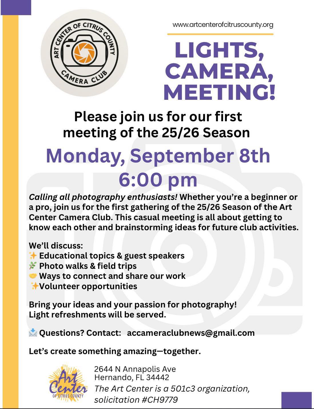 We can’t wait to see... - Art Center of Citrus County | Facebook