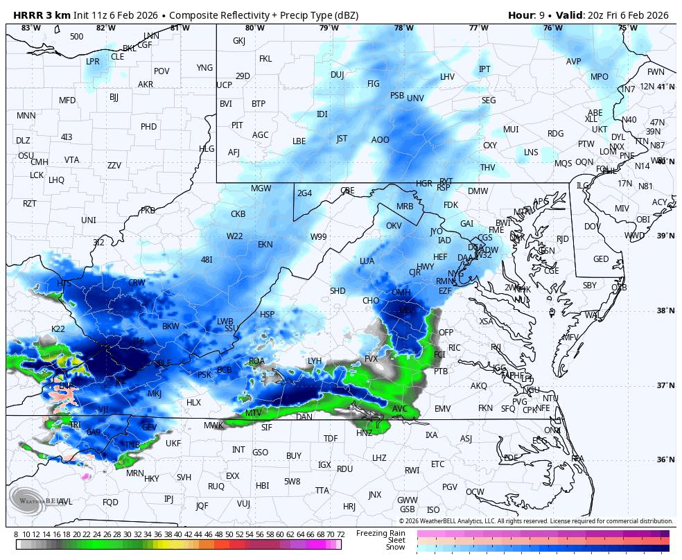 Jay's - We will watch the radar perhaps starting at 1pm. Looking at the ...