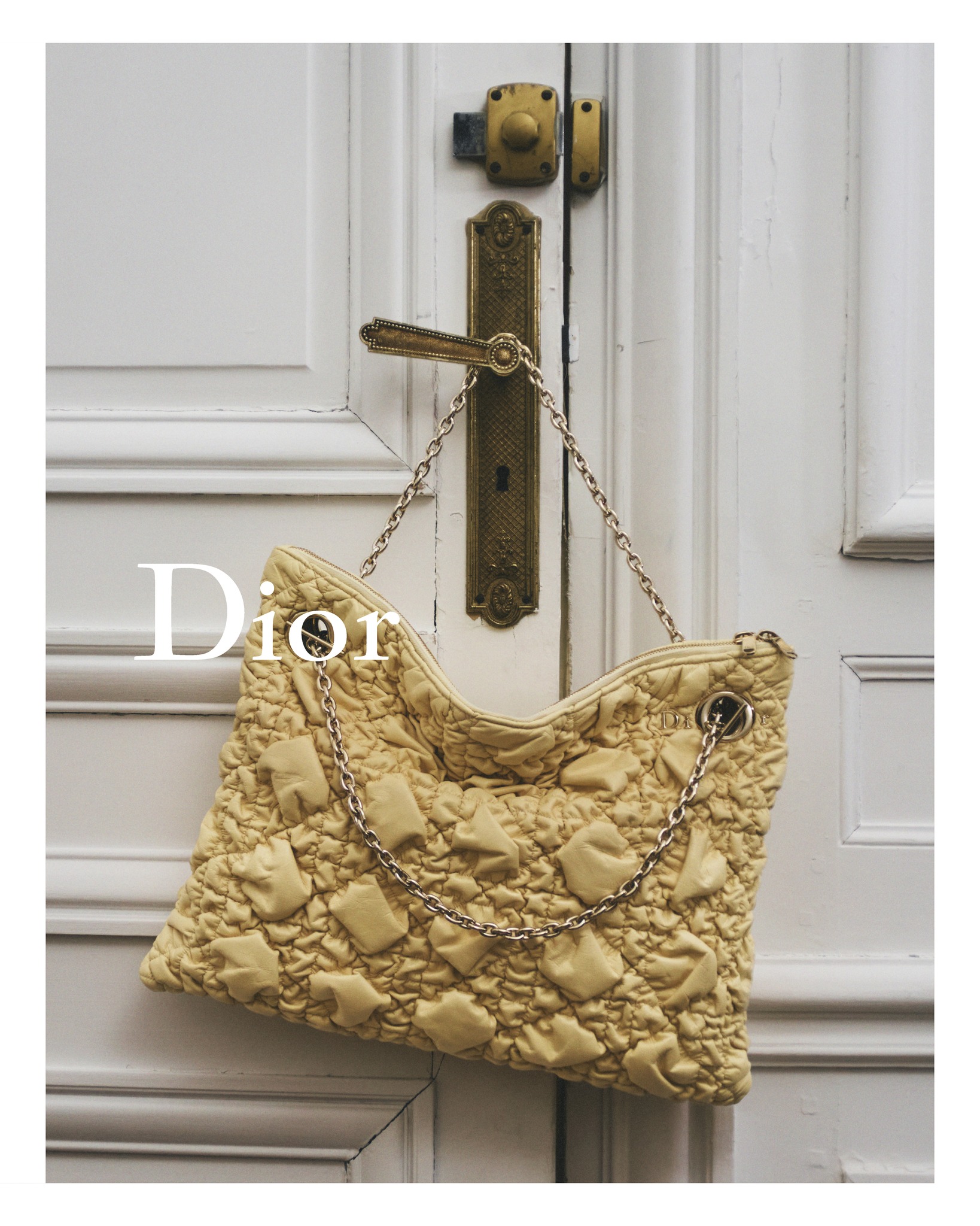 Dior Crunchy by Jonathan Anderson. The classic cannage motif 