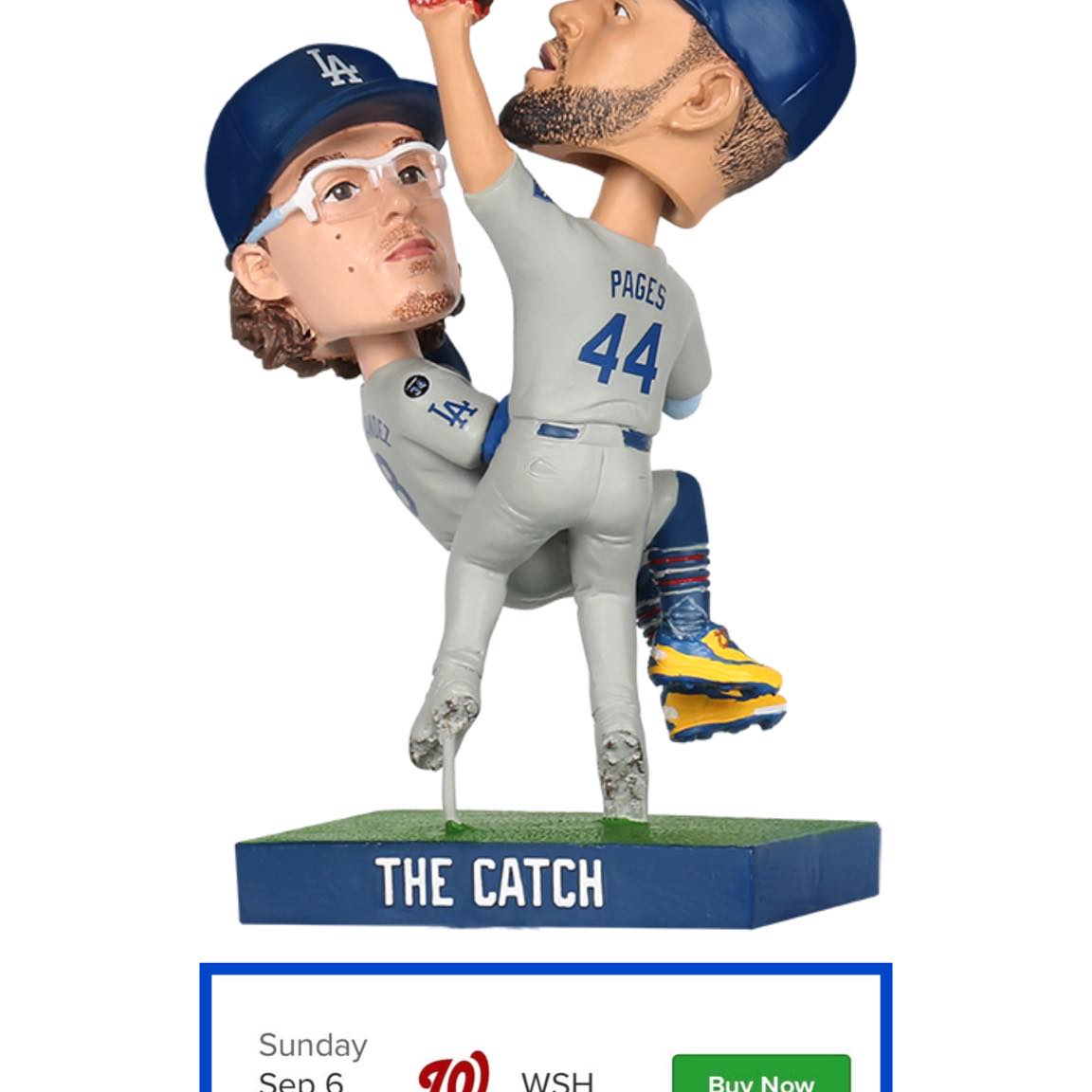 IT'S HAPPENING! The Dodgers announced “The Catch” bobblehead for