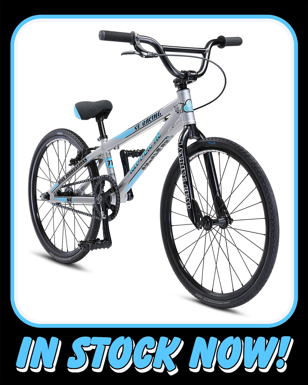 The Mini Ripper's aluminum frame features an ultra-stiff bi-oval