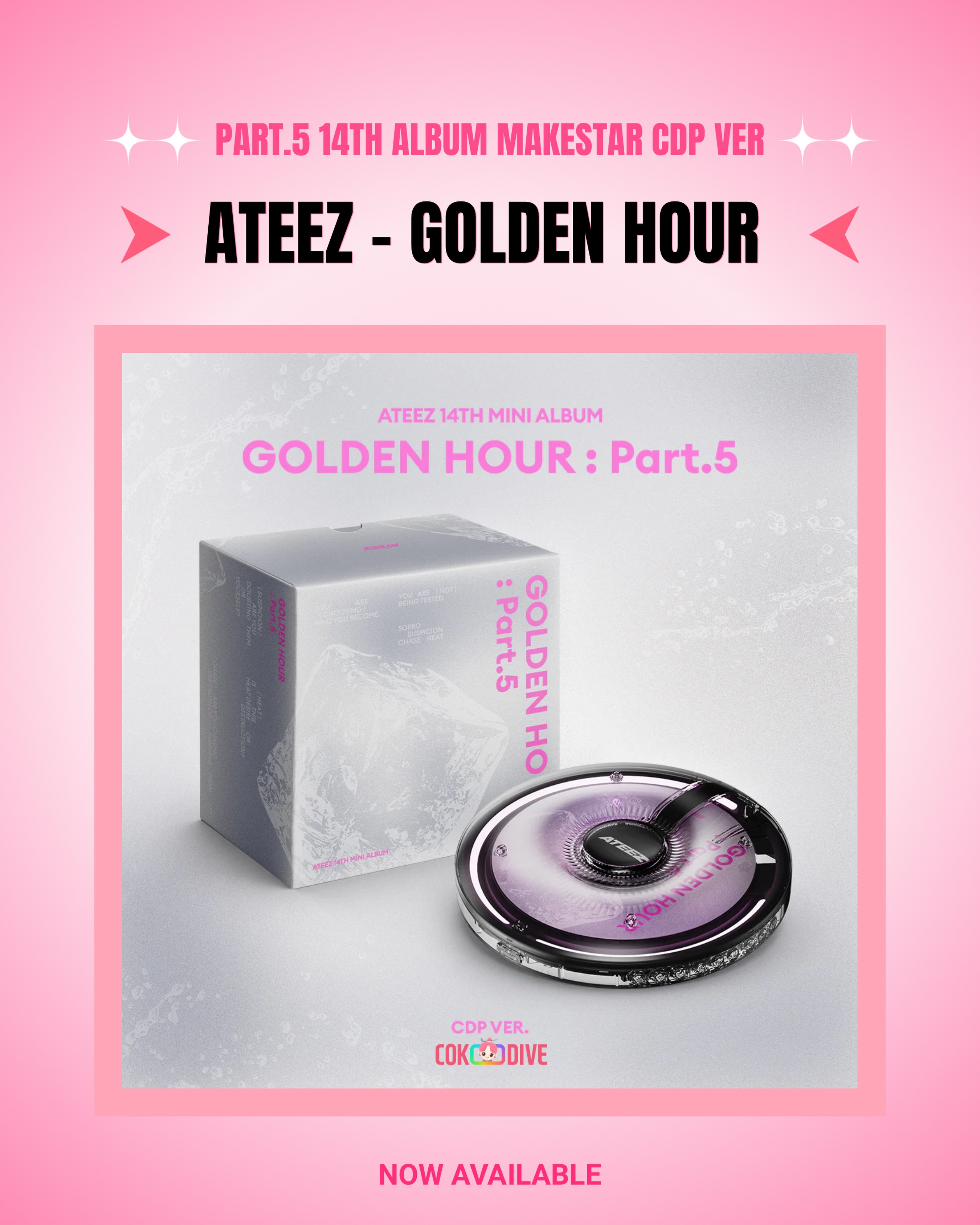 Cokodive - ✨ ATEEZ - GOLDEN HOUR : Part.5 ✨ The MAKASTAR CDP Ver 
