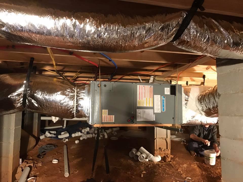 New construction rough... - Mid-State Heating and Air, LLC | Facebook