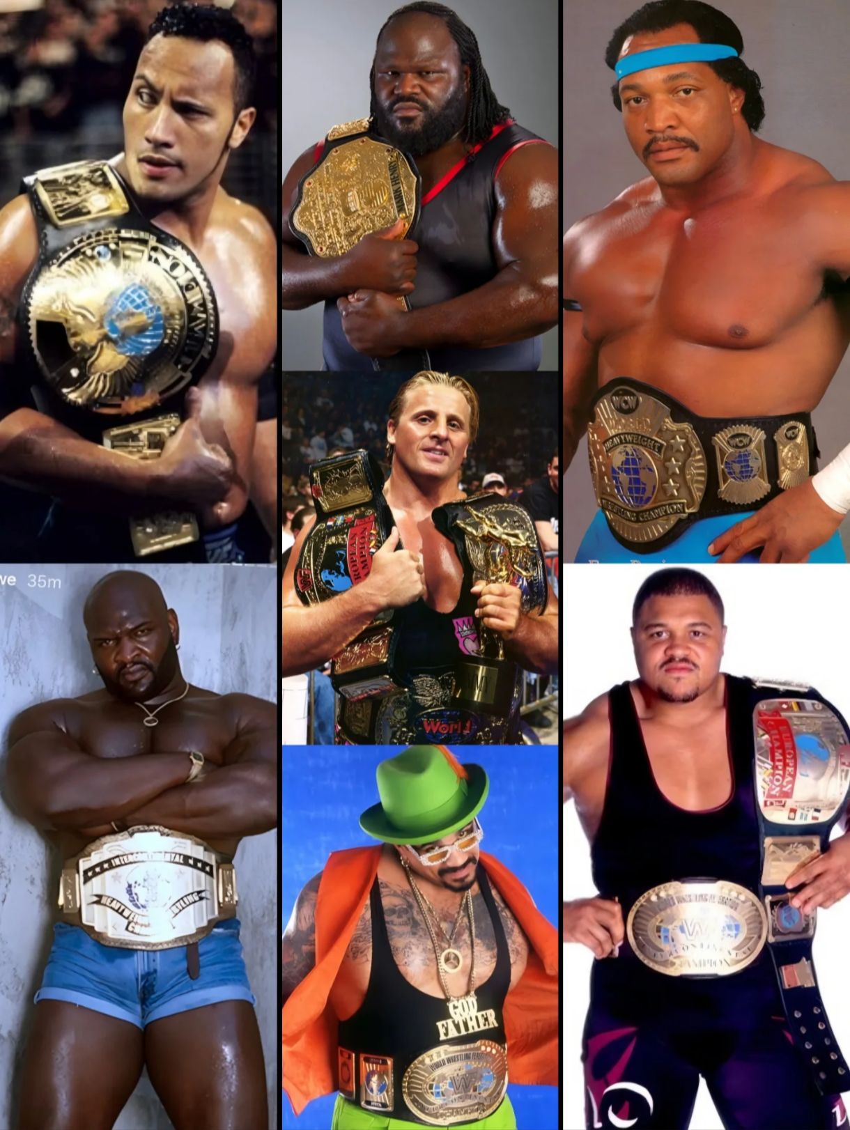 The Nation of Domination as Champions.. Here are members of The 