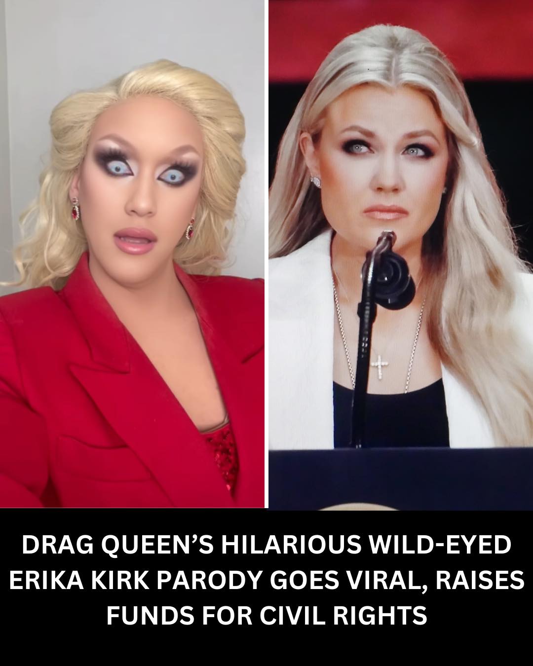 RealVoices - A drag queen’s over-the-top, wild-eyed parody of ...