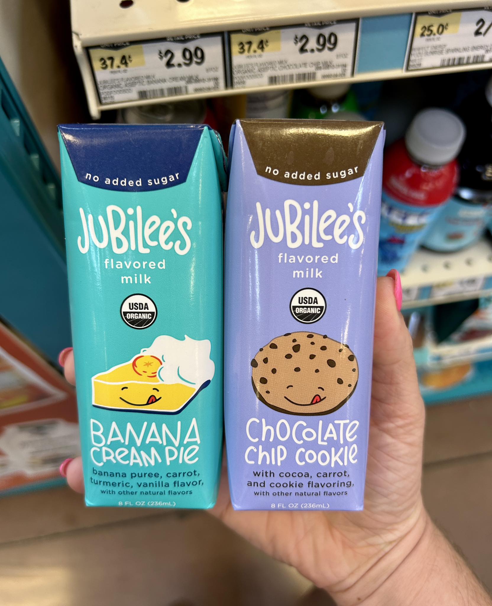 Excited to spot this Texas brand at Sprouts! Jubilee's flavored