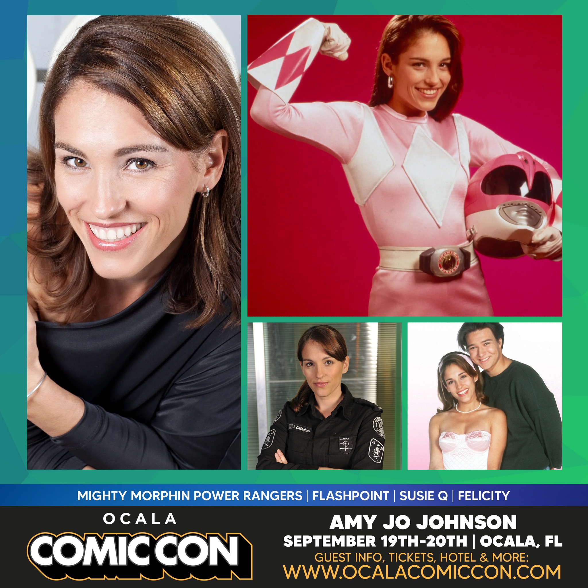 Ocala - Amy Jo Johnson will be a guest at the September 19-20, 2026 ...
