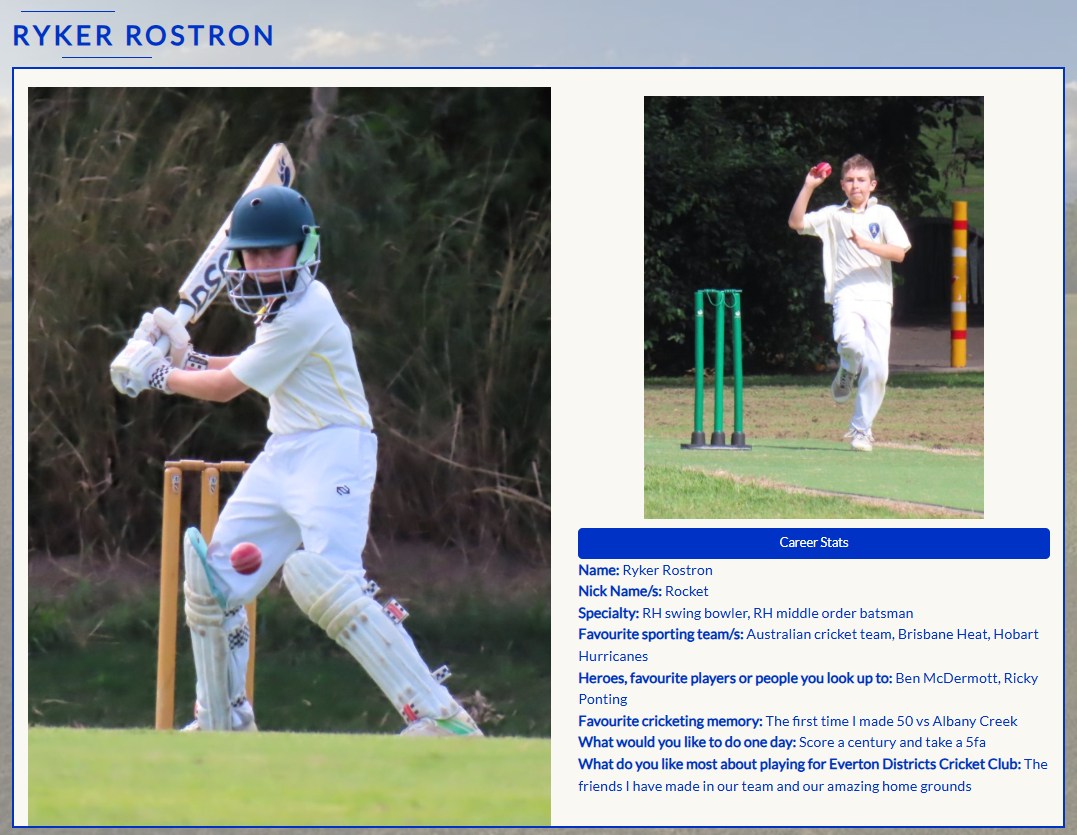 Everton Districts Cricket Club | Chermside West QLD