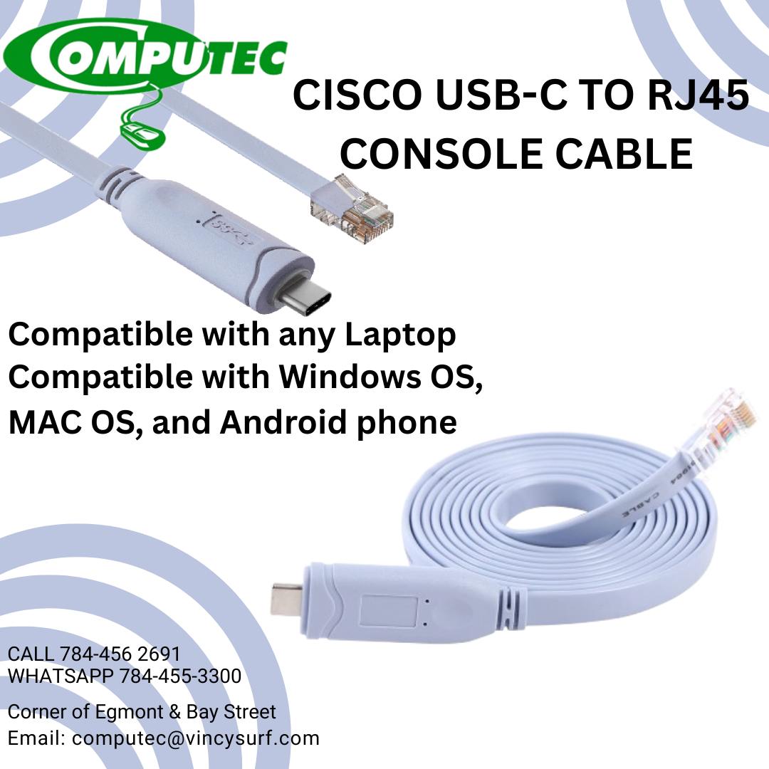 Computec - 📡💻 Tech Made Simple: Cisco USB-C to RJ45 Console Cable ⁣ Say ...