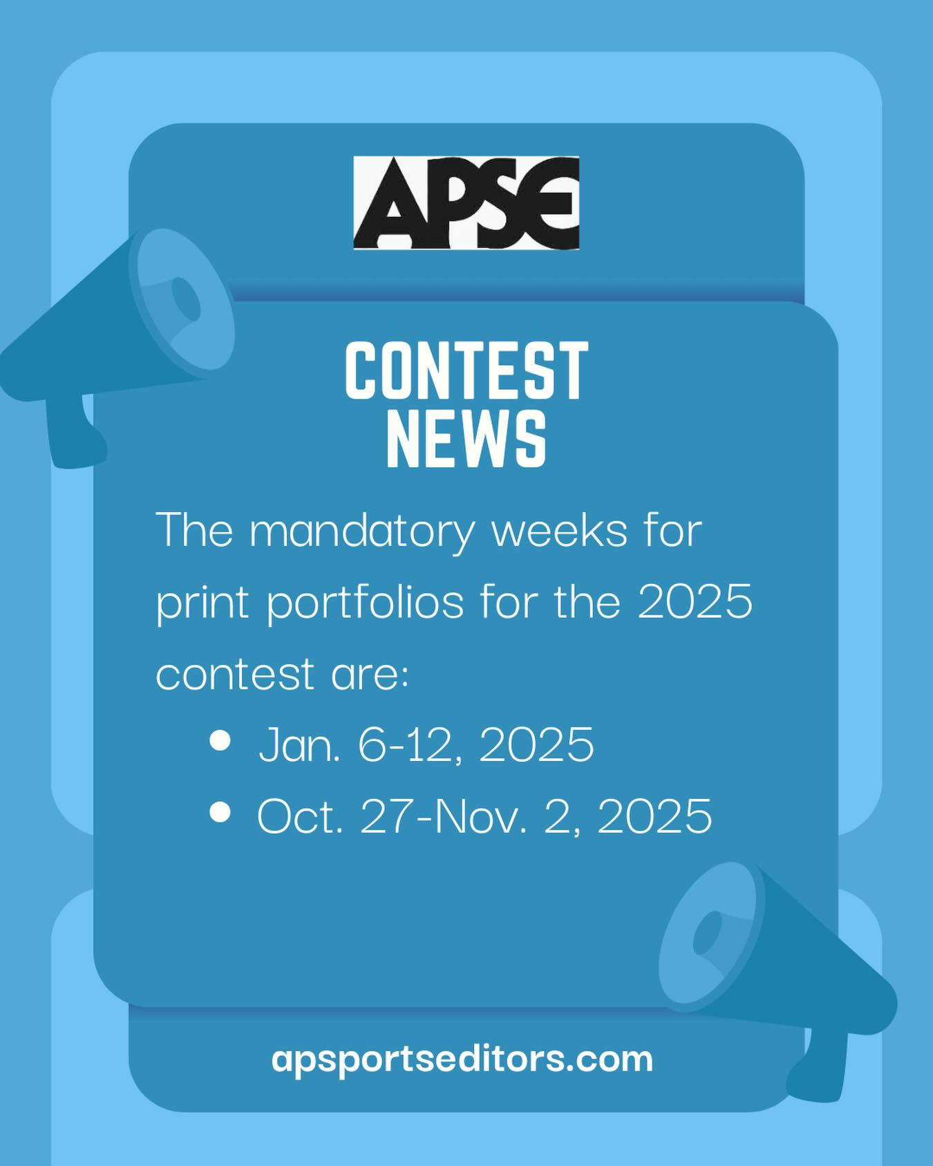 Associated - The mandatory dates for the Print Portfolio category of ...