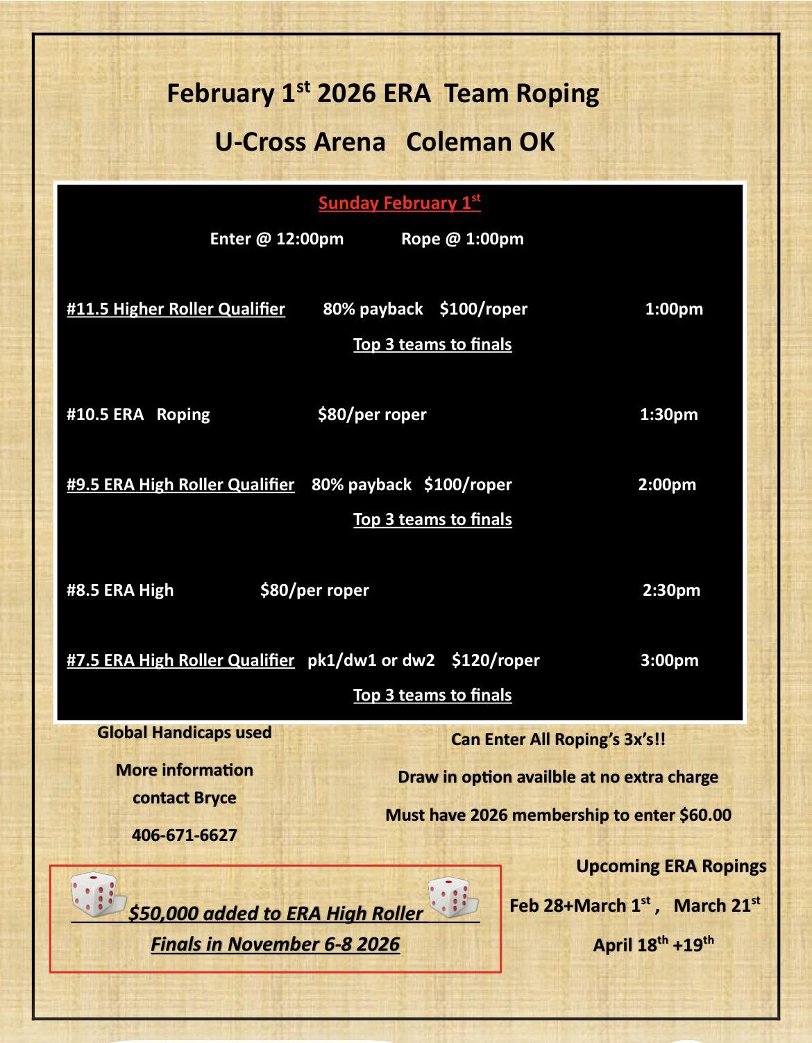 Elite Roping Association added... - Elite Roping Association