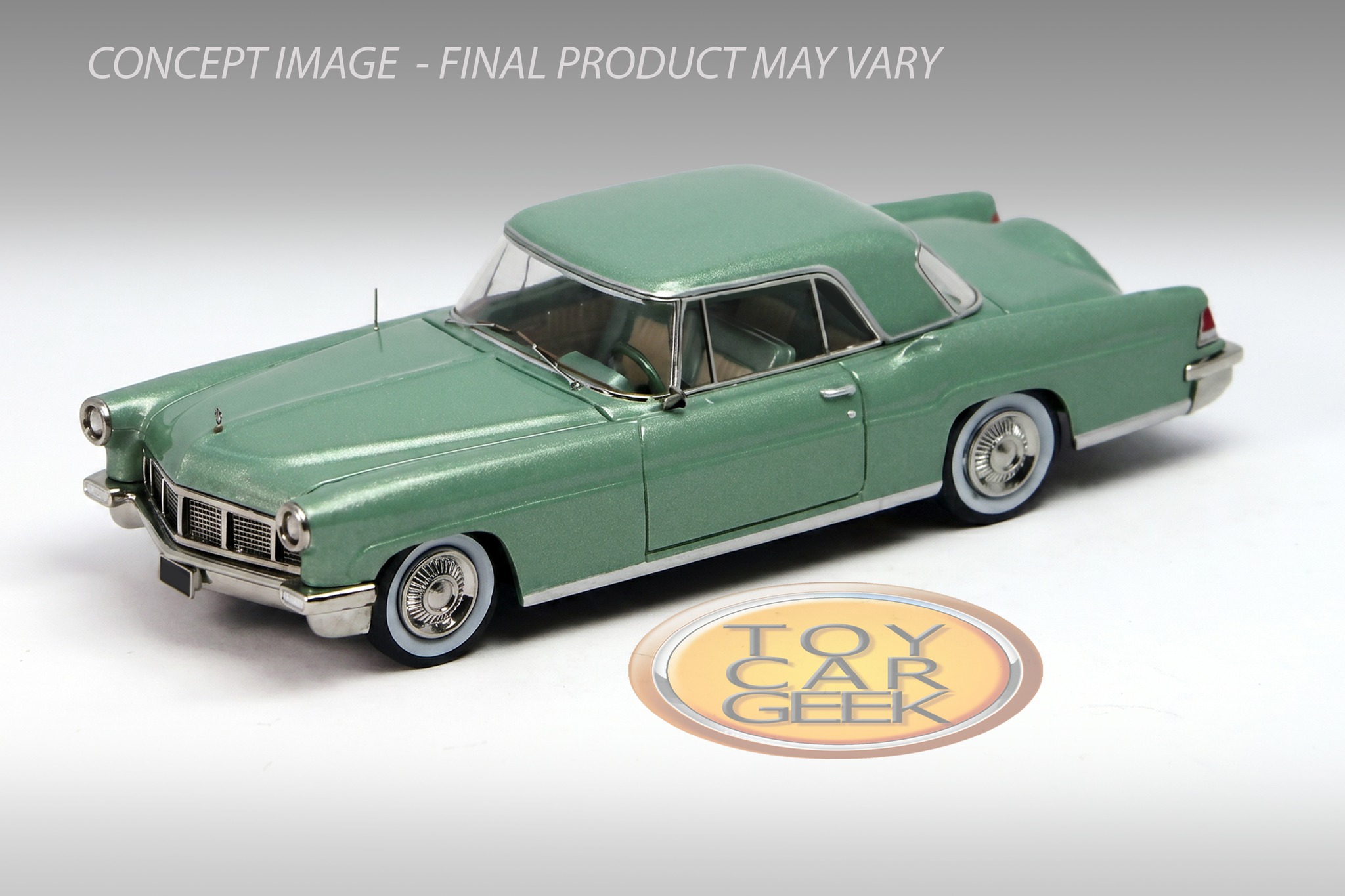 1956 Continental Mark II green diecast model