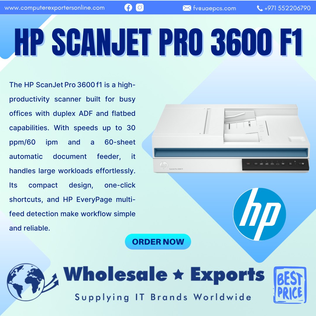 Computer - 📑 HP ScanJet Pro 3600 f1 – High-Speed Duplex Scanner for ...