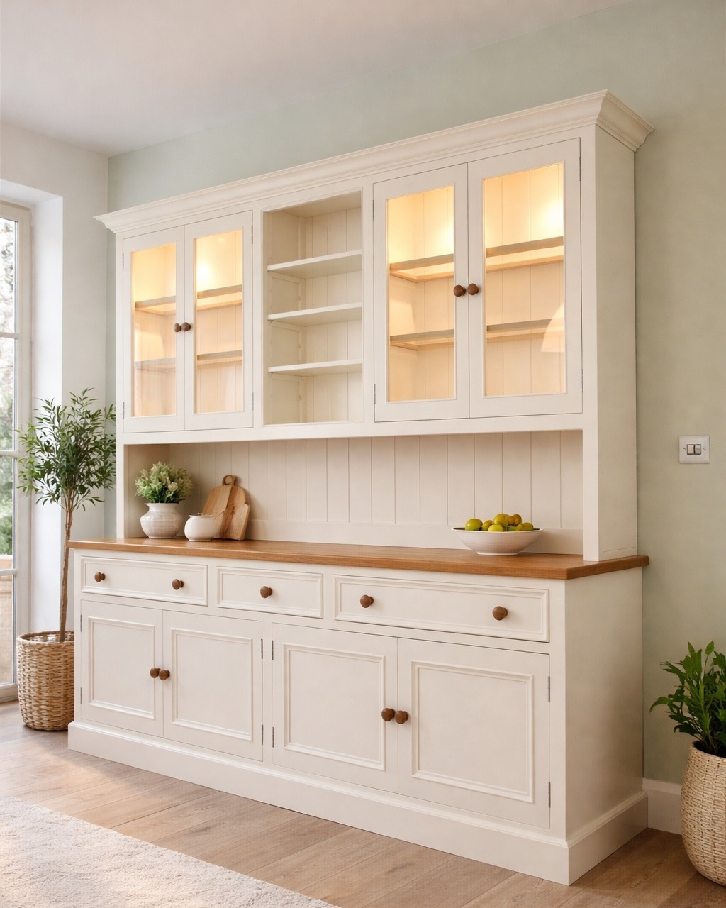 The gorgeous Athens Kitchen Dresser is an ideal choice for a home, was €1249 now €899 Online ➡️ www.gergavin.com #homestyle #kitchen #dresser #gergavinshomeinteriors #furniture #gergavinhomeinteriorsfurniture #homeinteriors #homestylinginspo #décor