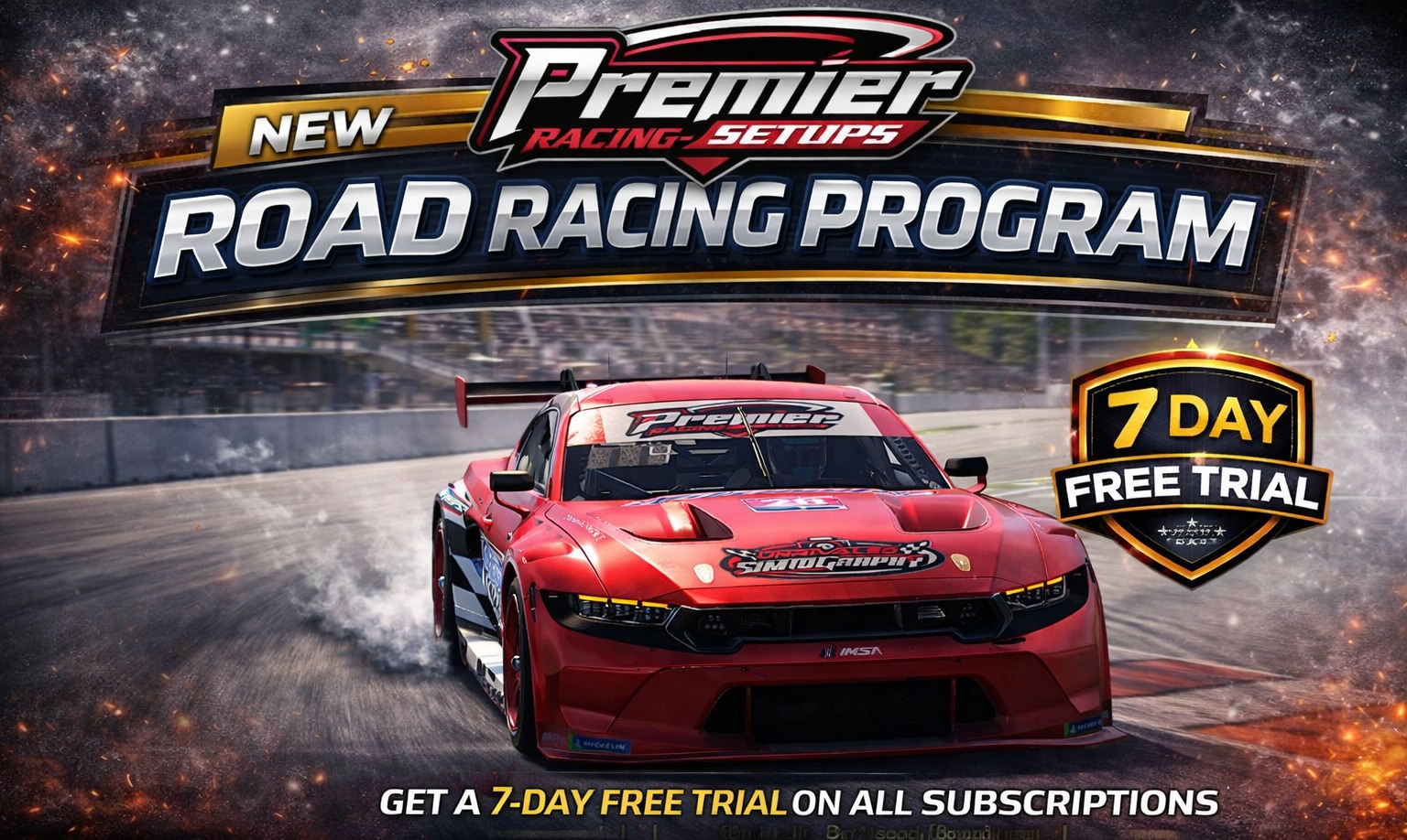 🏁🚗 𝗔𝗟𝗟 𝗡𝗘𝗪 𝗥𝗢𝗔𝗗 𝗣𝗥𝗢𝗚𝗥𝗔𝗠 𝗜𝗦 𝗛𝗘𝗥𝗘 🚗🏁... - Premier Racing Setups | Facebook
