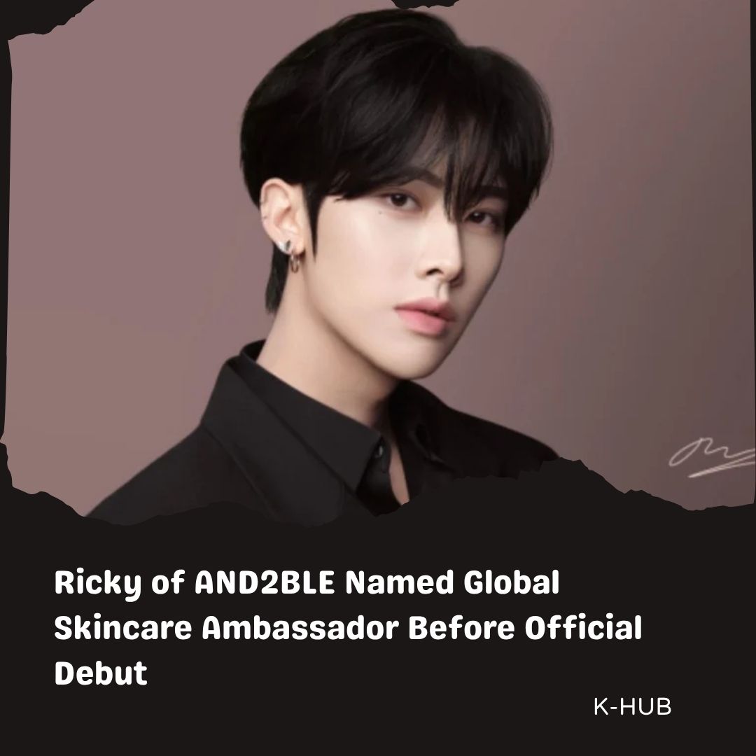 Ricky of upcoming boy group AND2BLE has been appointed as the