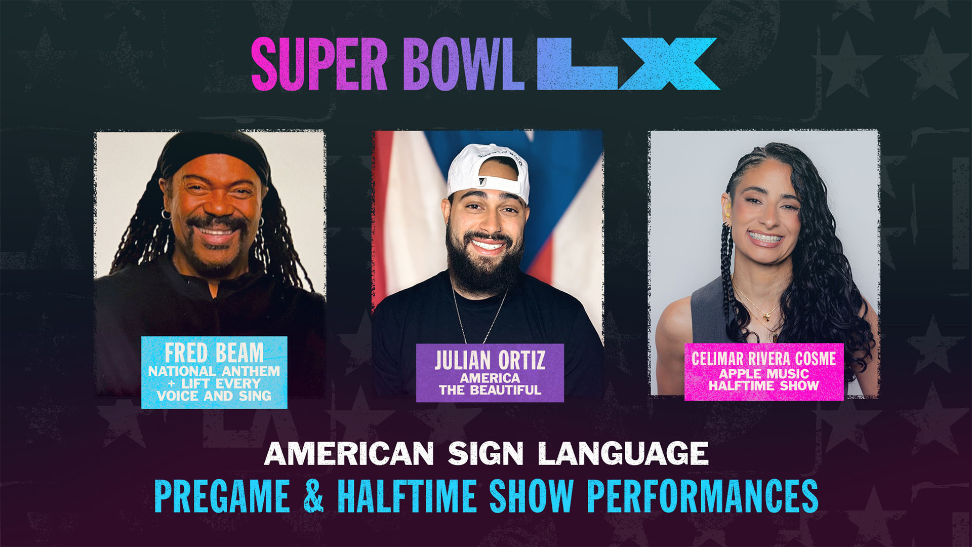 NFL - The sign language performers for #SBLX! Deaf... | Facebook