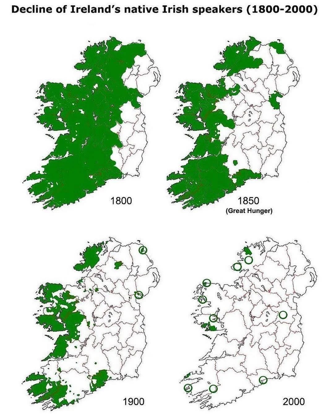 History - The decline of Ireland's native Irish speakers over the last ...