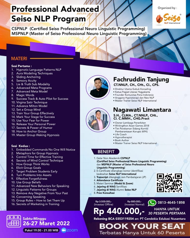 🏅🎖️ *Professional Advanced... - Neuro Linguistic Programming