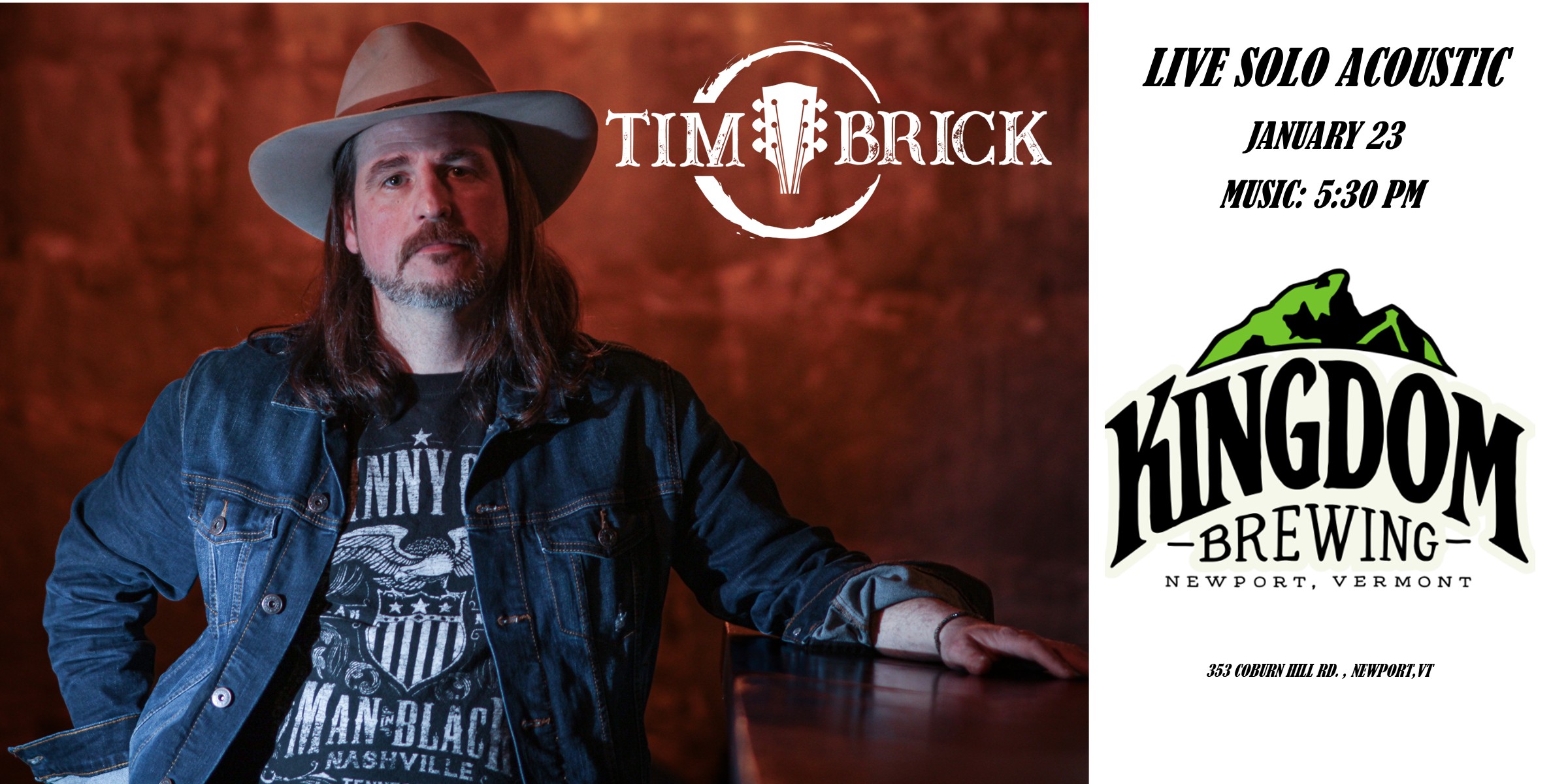 Tim Brick Live at the Brewcabin