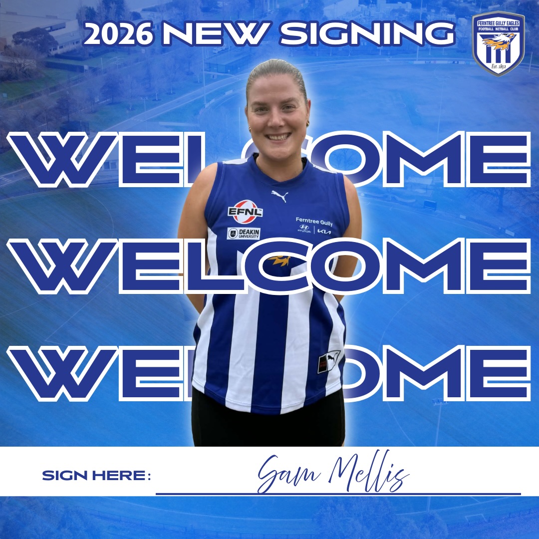 Ferntree Gully Women’s are thrilled to welcome Sam Mellis for the 2026 ...