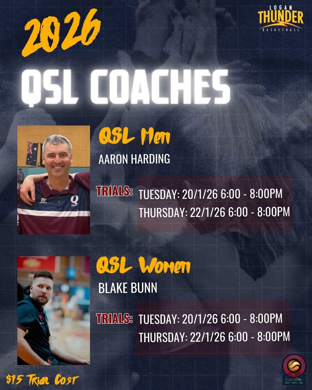 📣 QSL Coach Announcement & Trial Dates... - Logan Basketball | Facebook