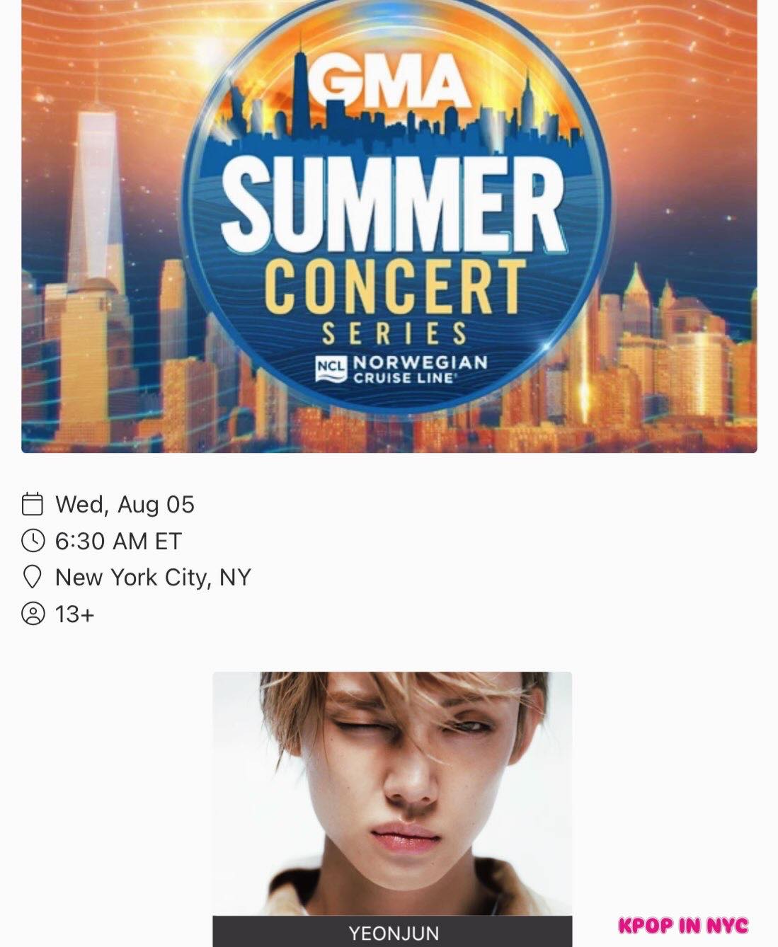 KPOP IN NYC - KPOP IN NYC added a new photo.