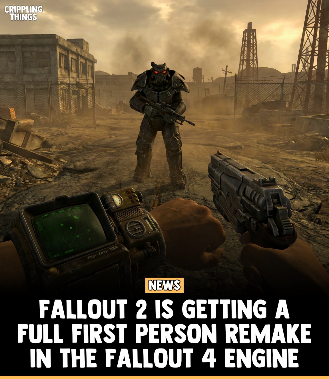 Crippling - Fallout 2 is getting a full first-person fan remake using ...
