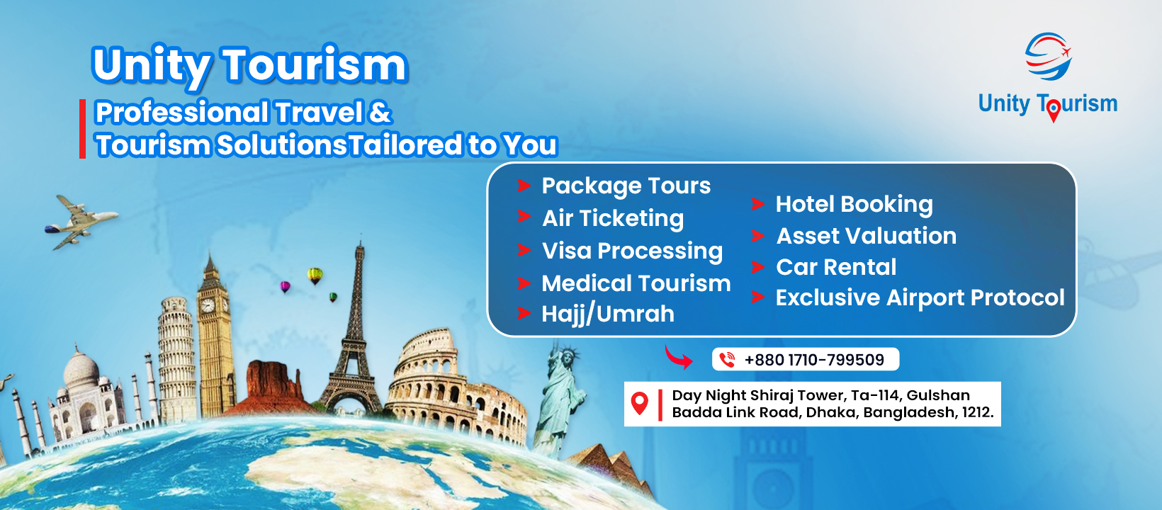 Unity Tourism | Dhaka