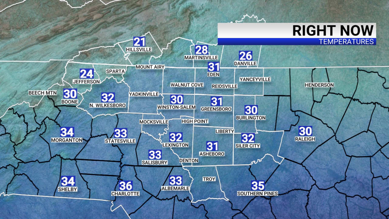 Van - Rise and shine! Here are your 6 a.m. temperatures from the FOX8 ...