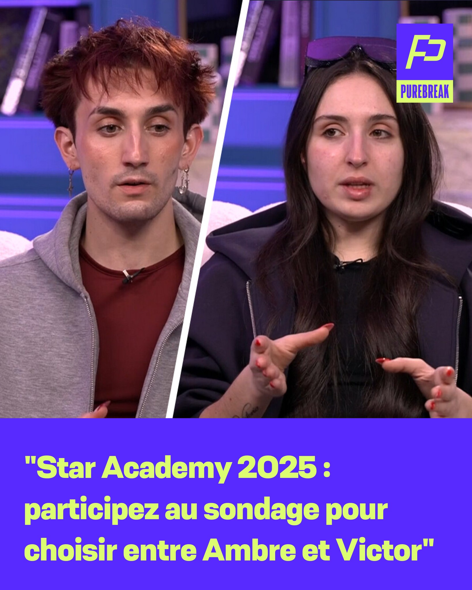 Purebreak - SONDAGE Star Academy 2025 : qui de Victor ou... | Facebook