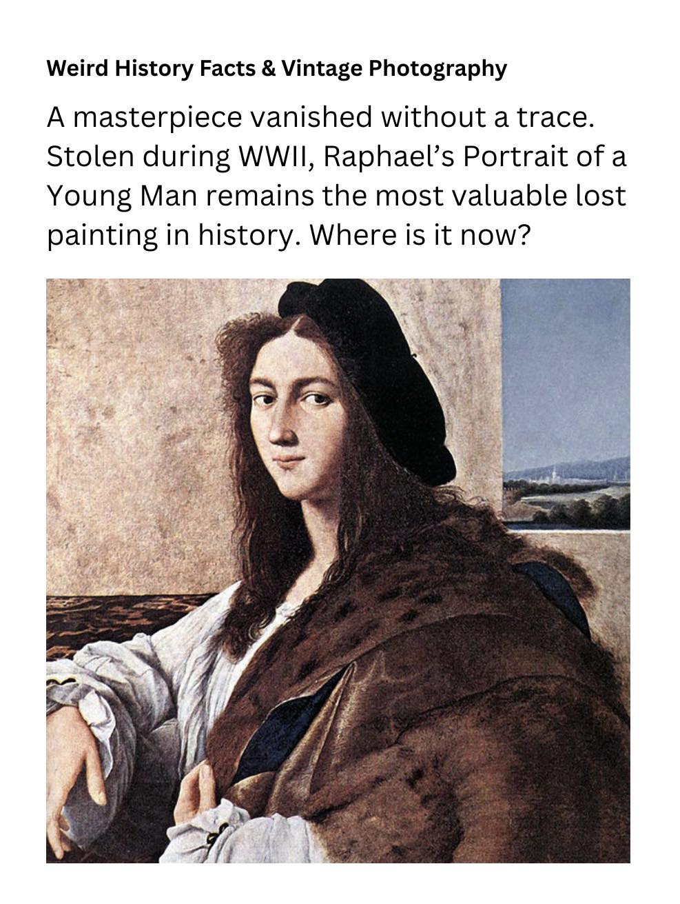 Weird - THE MOST FAMOUS LOST PAINTING IN HISTORY 🎨🏛️ Painted around ...