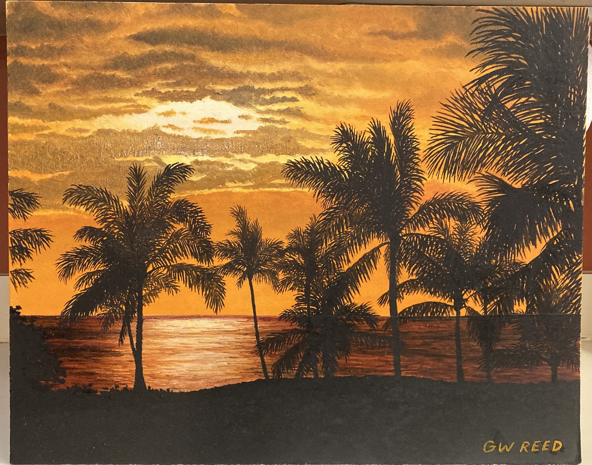 Florida Scenery Paintings in Oil by G. W. Reed
