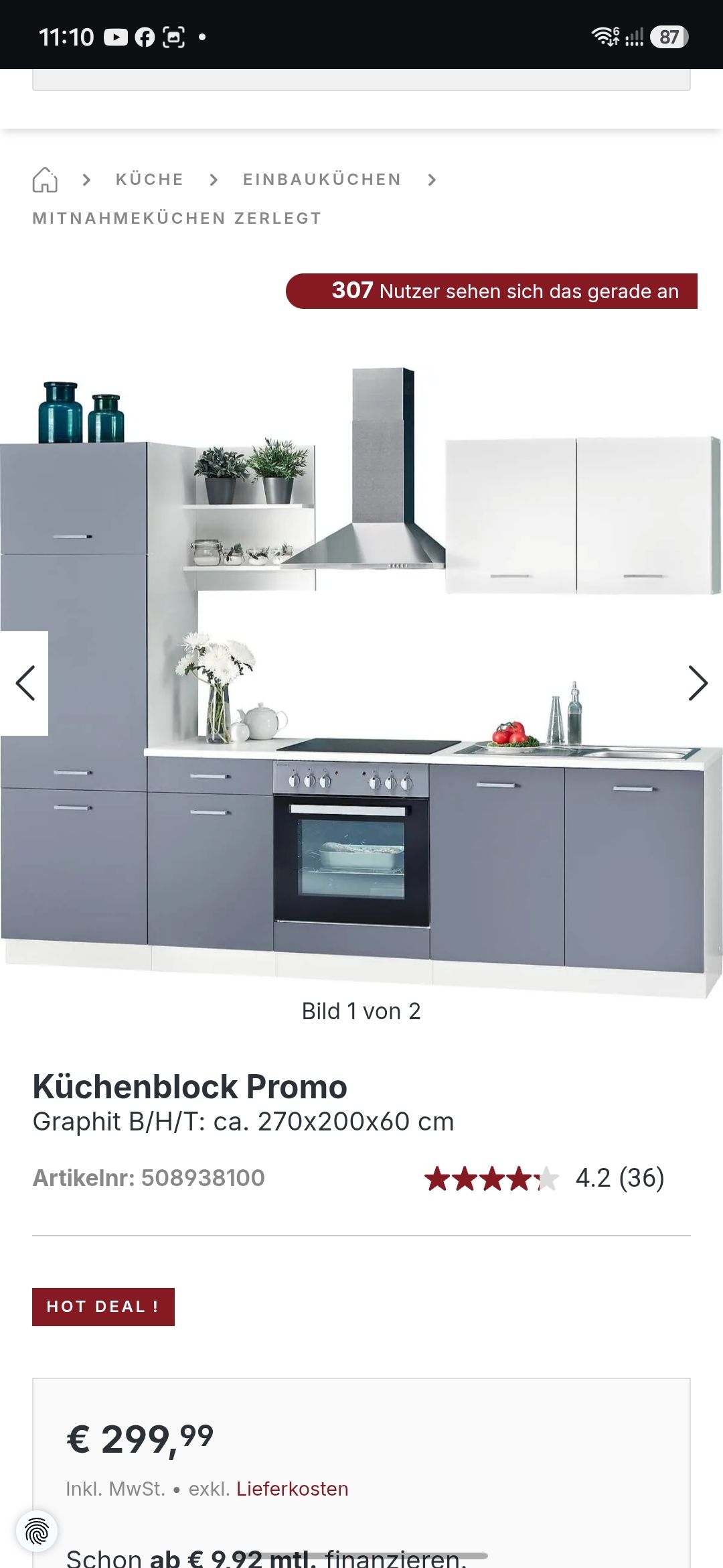 Dann werd ich mal gucken, dass falls notwendig, ich diese Küchenzeile bestelle. E-Geräte sind drin in der alten Küche. 700€ hab ich jetzt auch noch von der Erstausstattung, Renovierungskosten und Leistungen des