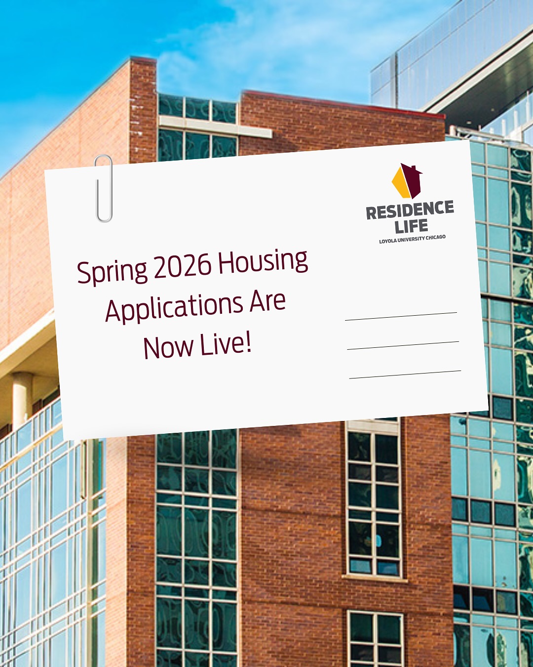 Th... - Loyola University Chicago Department of Residence Life | Facebook