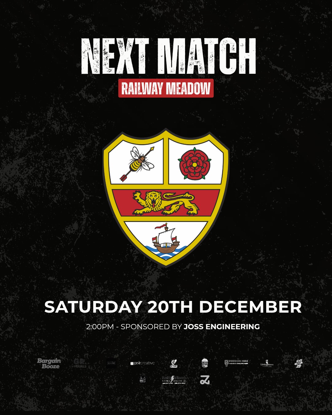 Dalton - ⚫🔴 𝗡𝗘𝗫𝗧 𝗠𝗔𝗧𝗖𝗛 🔴⚫ 📅 Saturday 20th December 𝟭𝘀𝘁 𝗧𝗘𝗔𝗠 🆚 Hawcoat ...