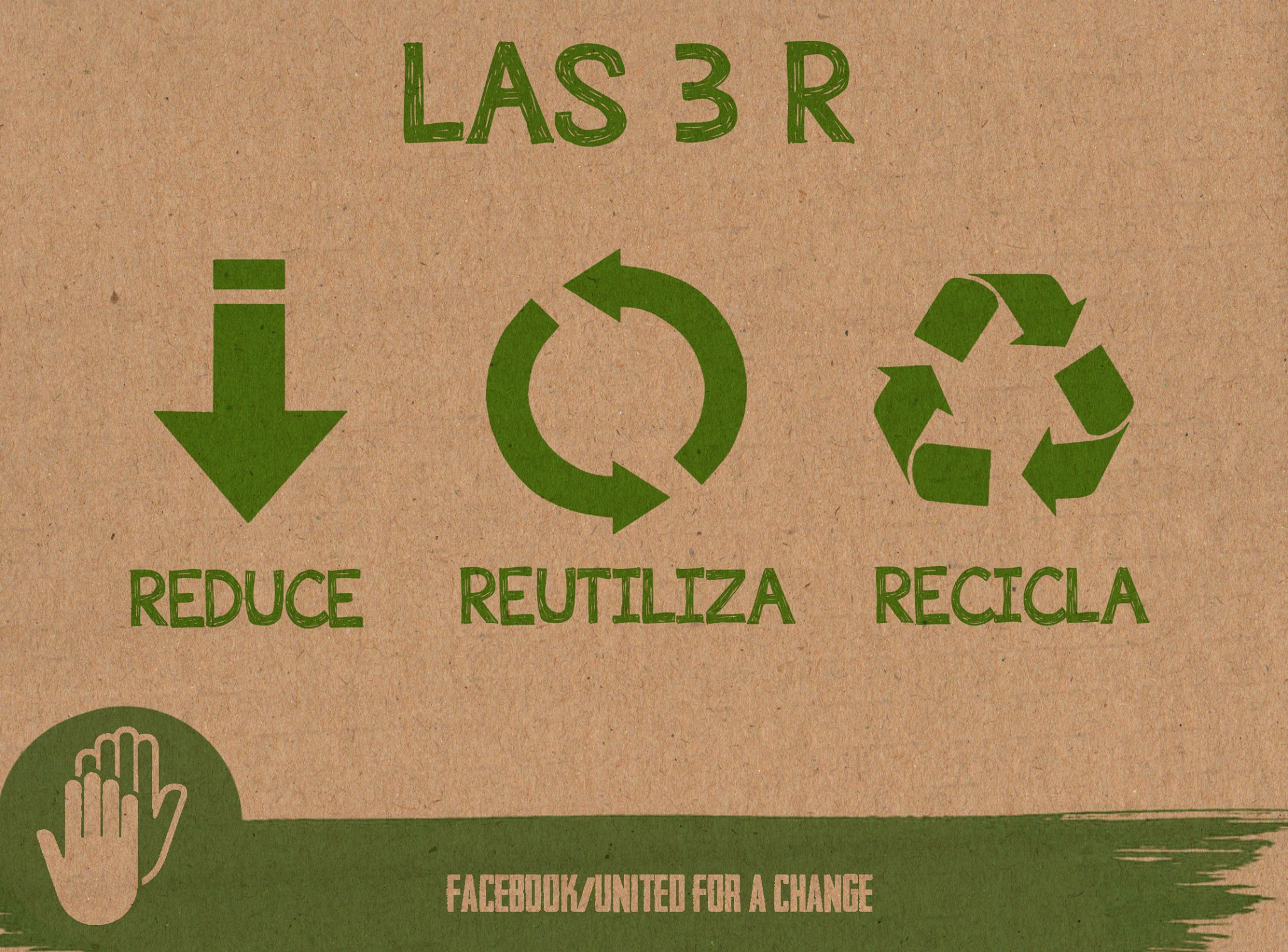 Las tres r: reduce-reusa-recicla... - United For A Change