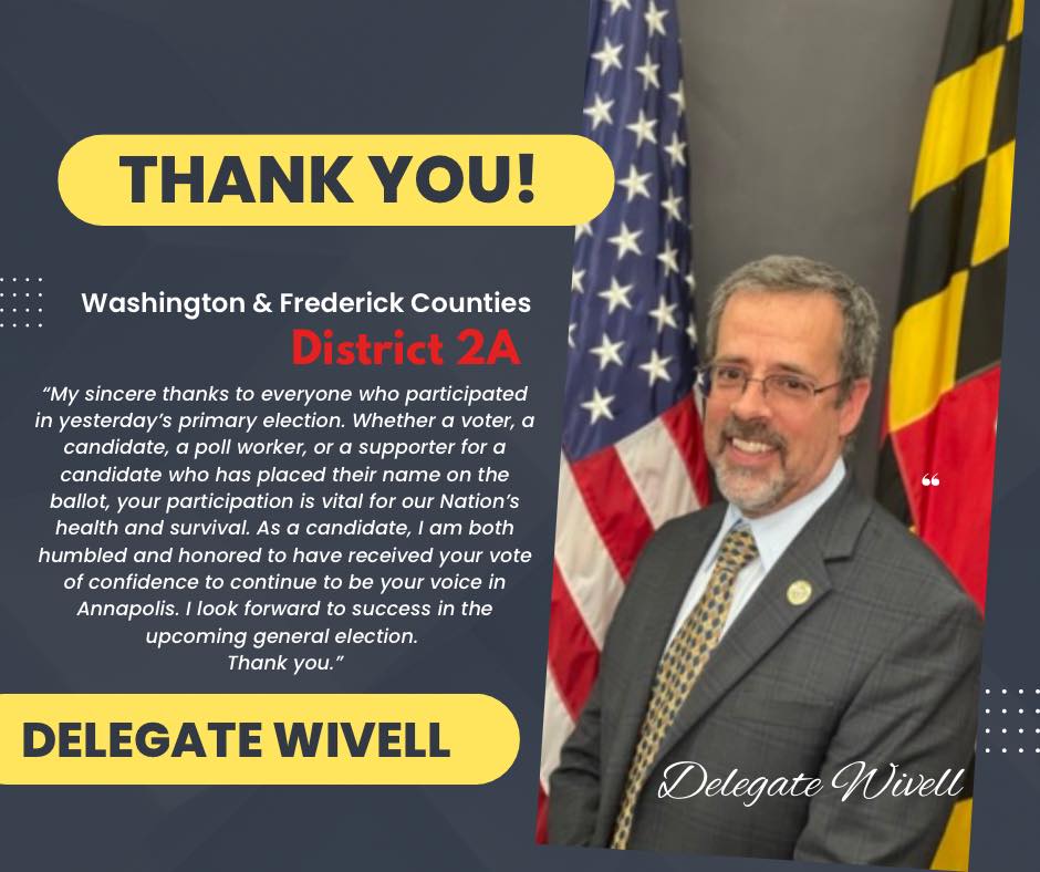 Delegate William Wivell thanks voters for primary election support
